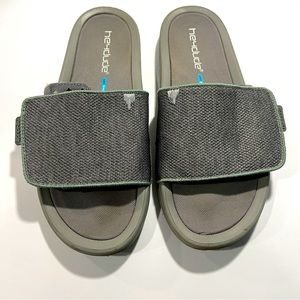 Hey Dude | Phoenix Sox Sharkskin Men’s Slide Sandals in Charcoal 11